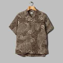 OrSlow Turtle Print Hawaiian Shirt