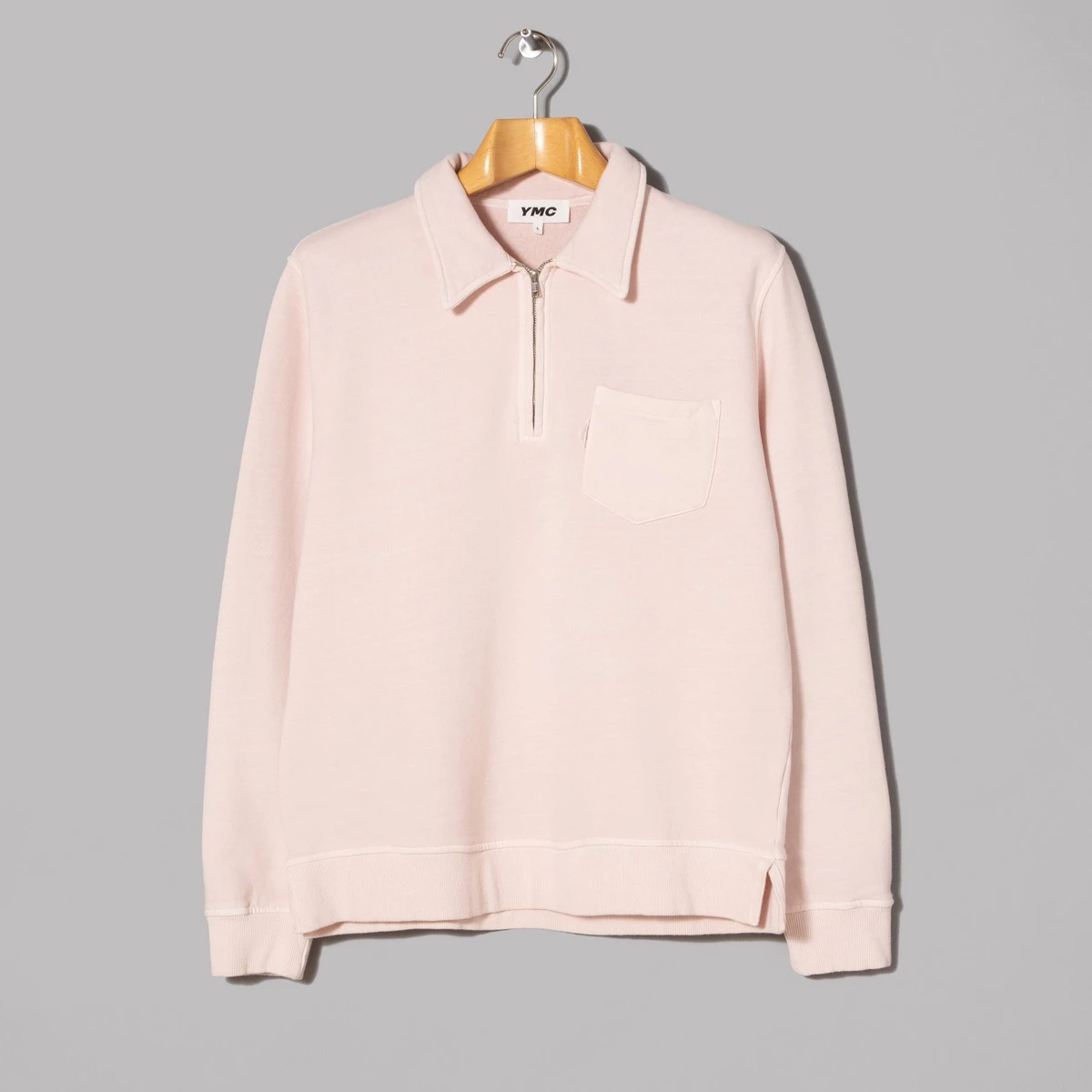 YMC Sugden Loopback Cotton Sweatshirt 1 YMC Sugden Loopback Cotton Sweatshirt
